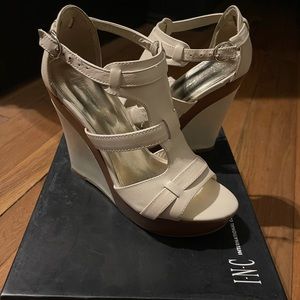 INC wedge sandals